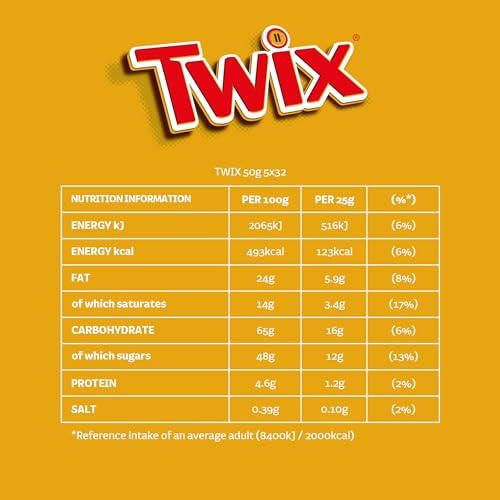 Twix 32 Pack - 50g