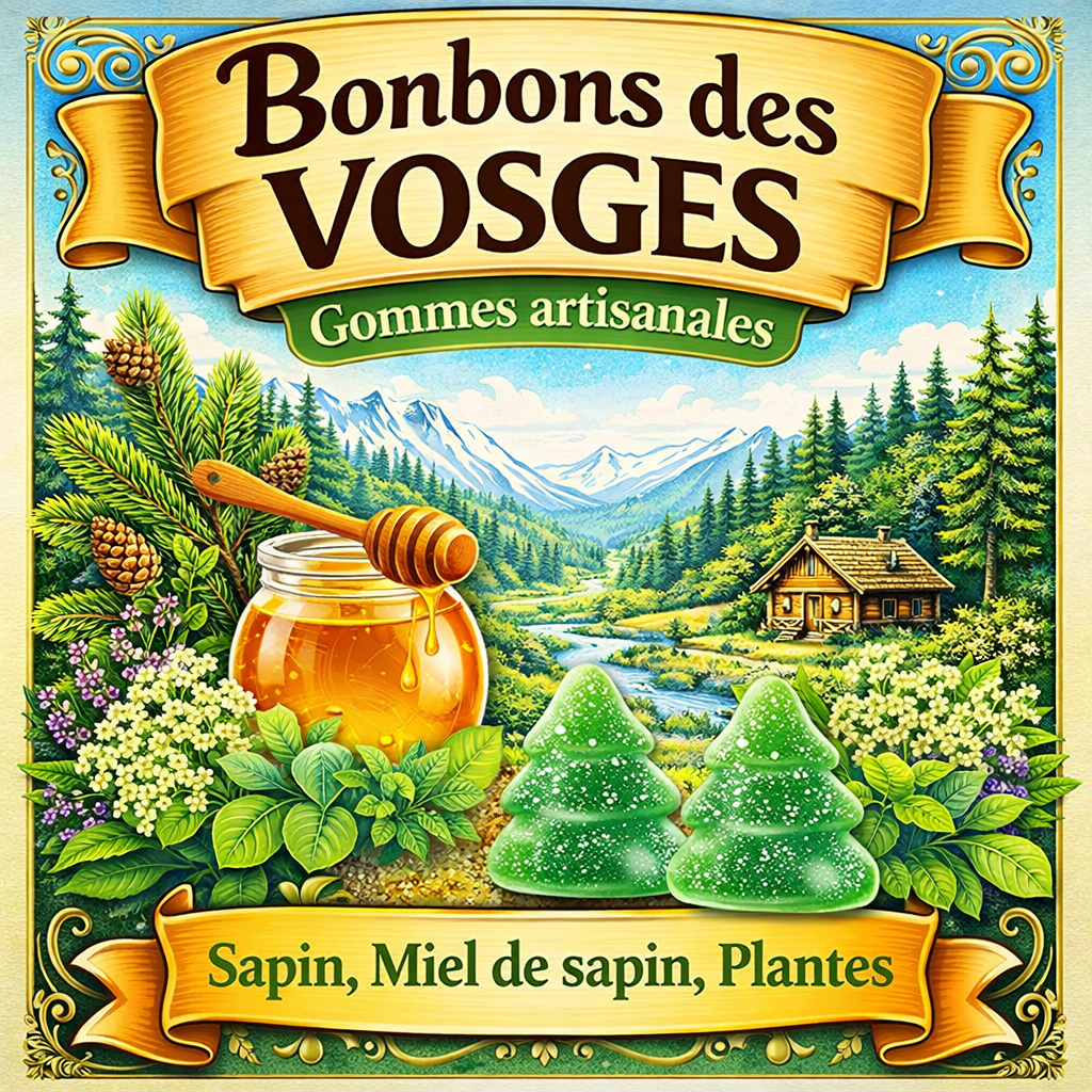 [(carton)3760115260085] Gomme : Sapin, Miel de sapin, Plantes