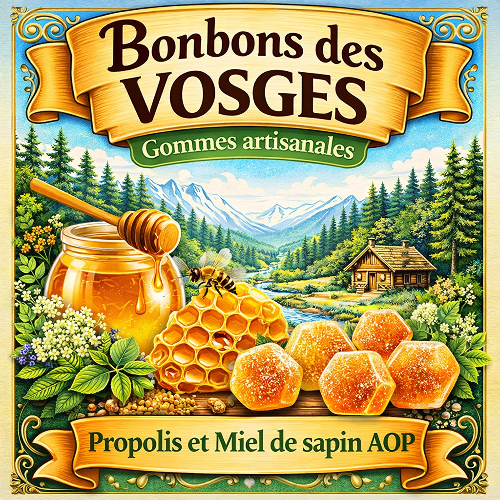 Gomme : Propolis et Miel de sapin AOP