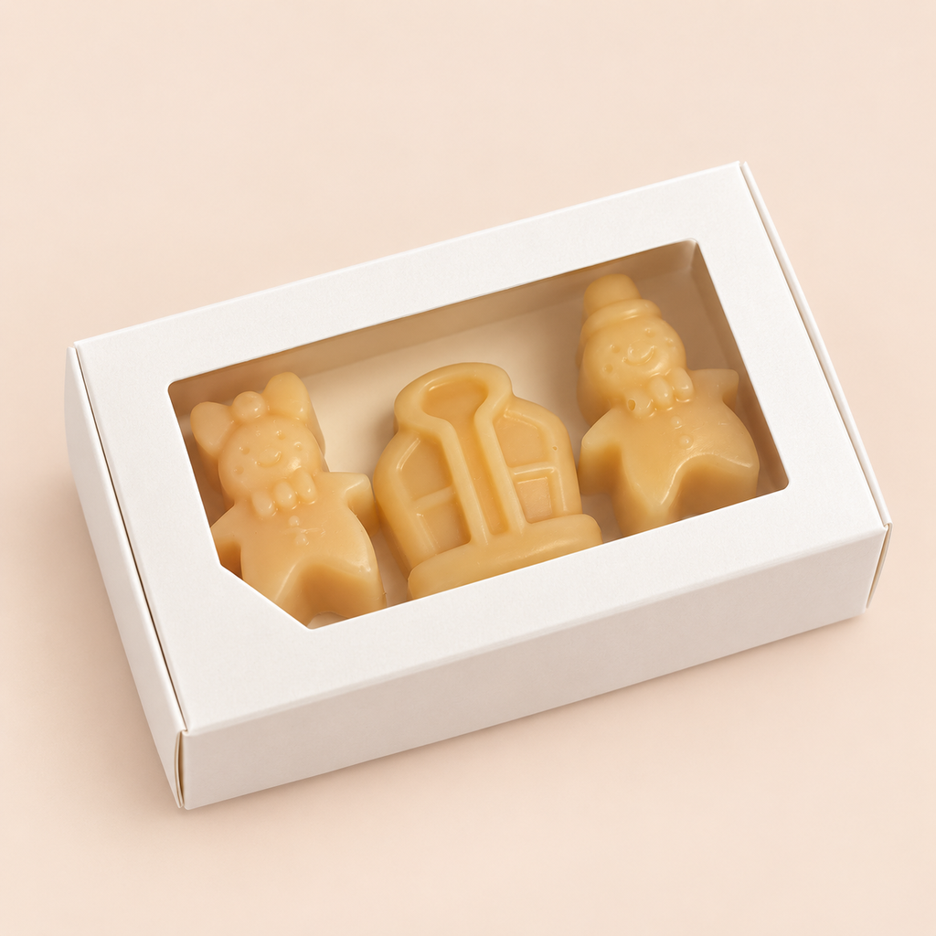 Coffret de trois fondants parfumés festifs – Pomme Cannelle
