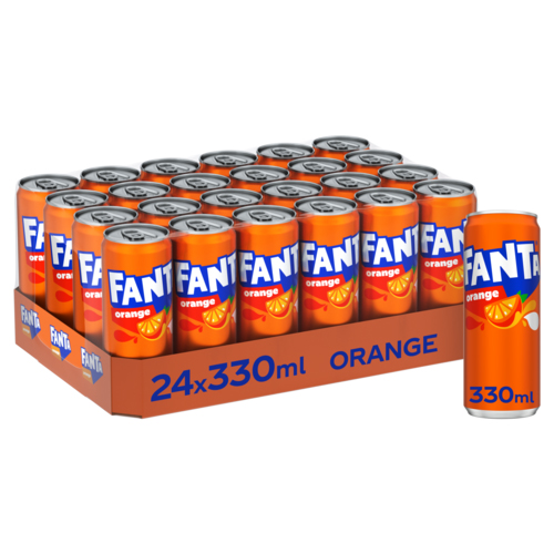 FANTA ORANGE CANS 33CL