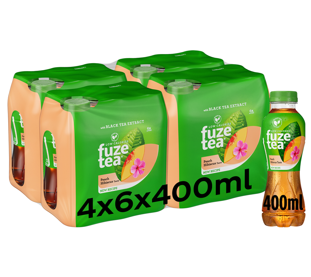 [052951] FUZE TEA BLACK TEA PEACH HIBISCUS 40CL