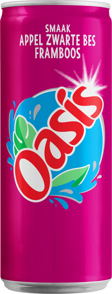 [052777] OASIS POMME-CASSIS-FRAMBOISE CANS 33CL