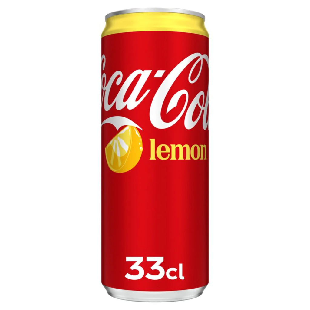 COCA COLA LEMON CANS 33CL