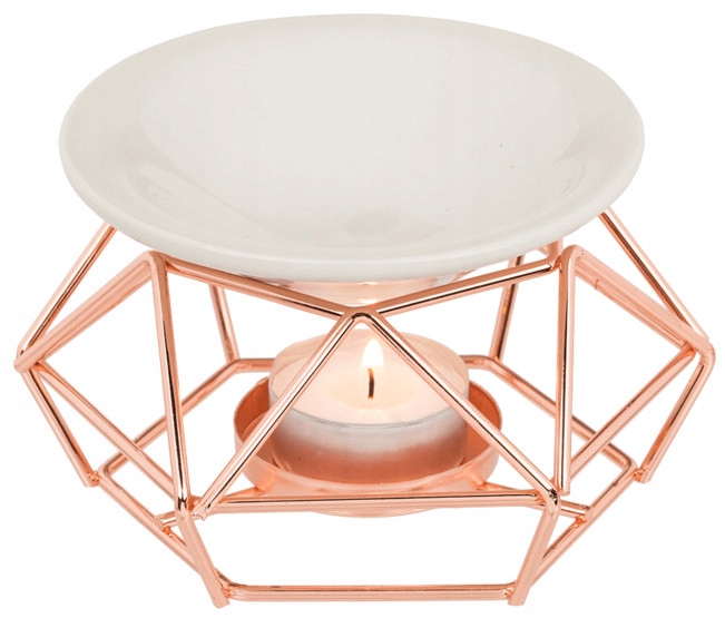 Brûle-parfum Fractal Rose Gold pour fondants de cire
