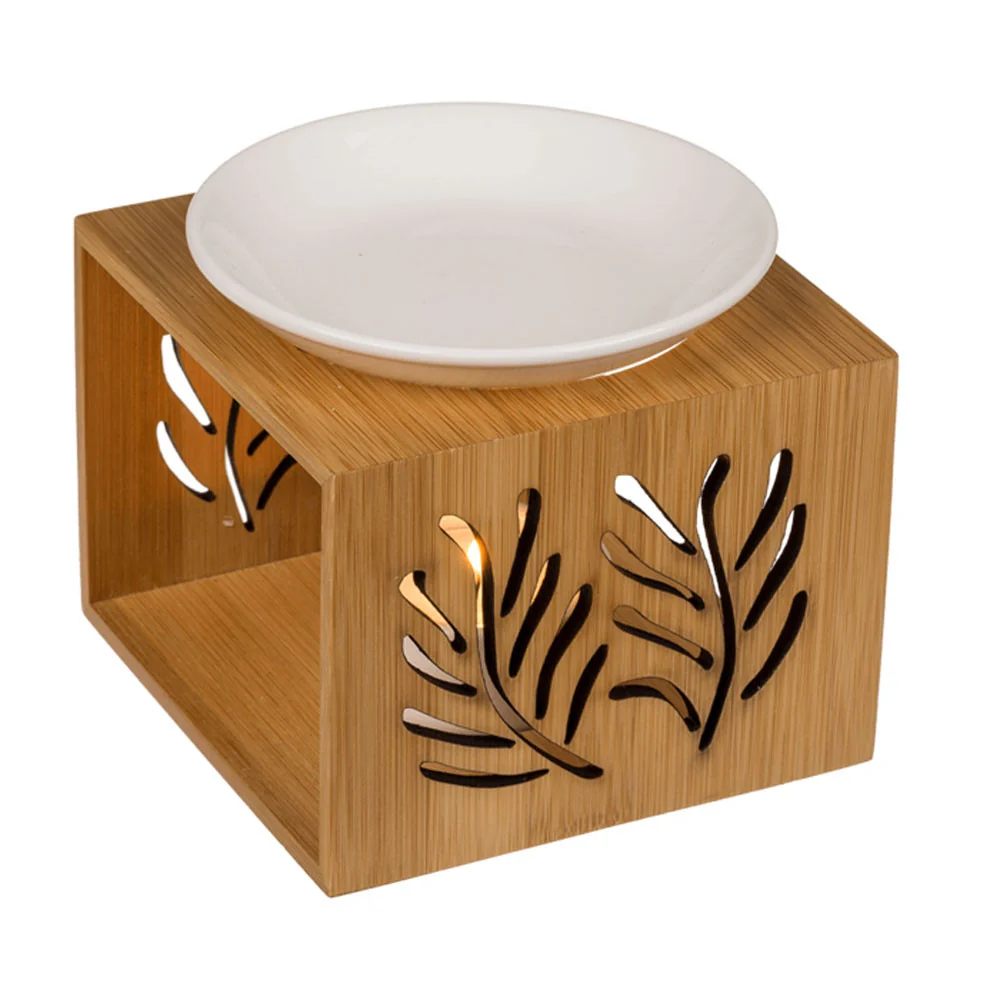 Brûle-parfum Bamboo pour fondants de cire