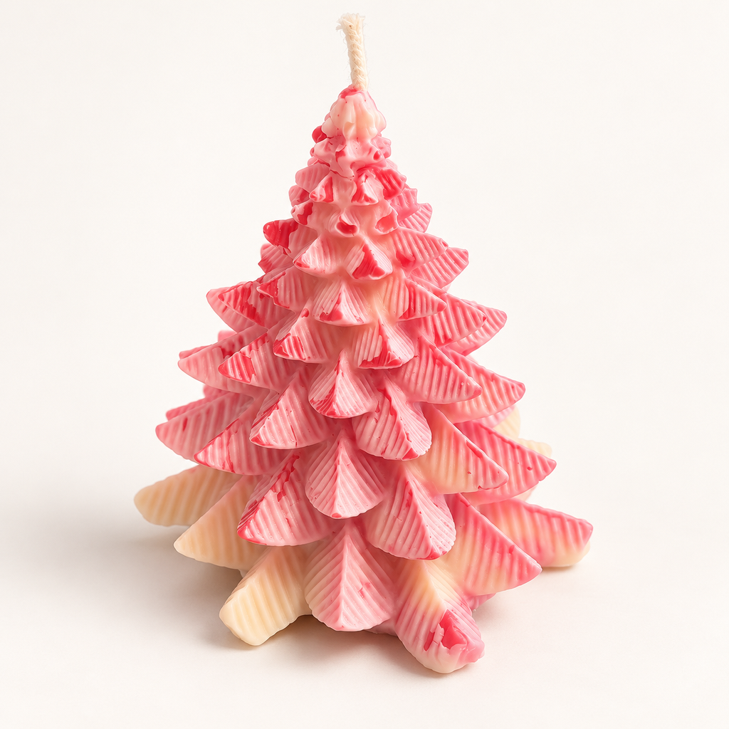 Bougie Sapin Texturé – Vanille