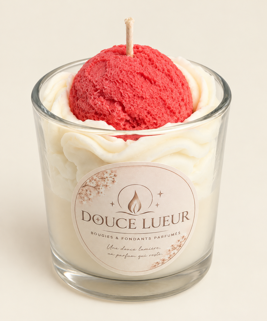 Bougie parfumée Vanille – Douceur Glacée