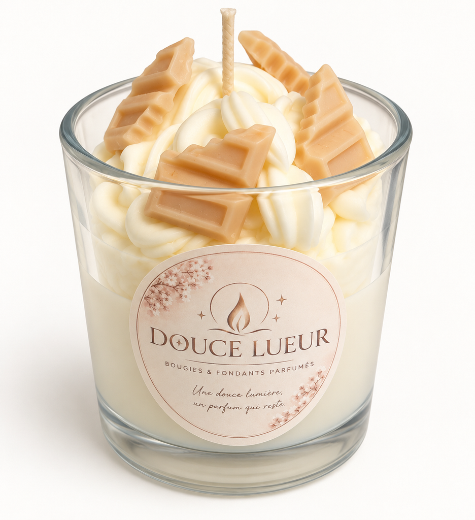 Bougie Chantilly Fleurie – Cerise Noire & Santal