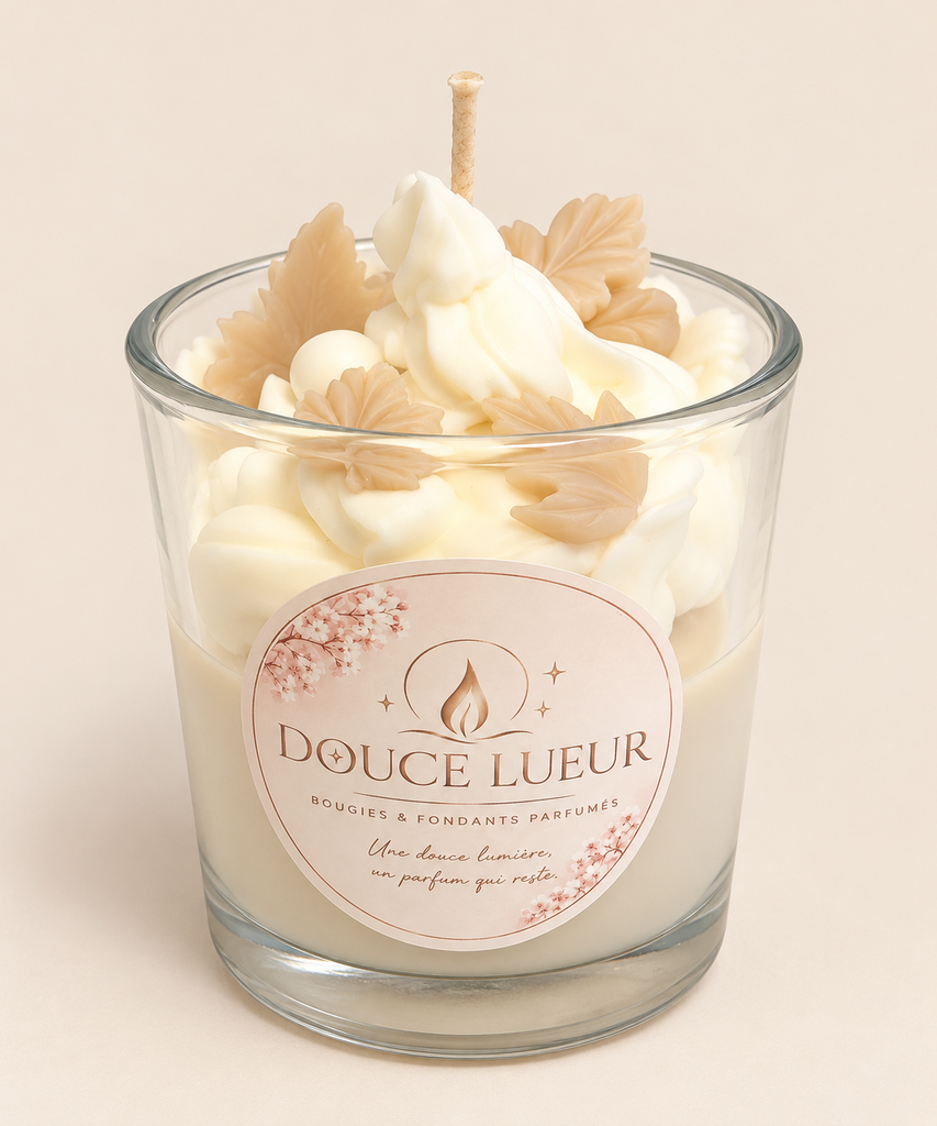 Bougie gourmande Vanille – Douceur d’Automne