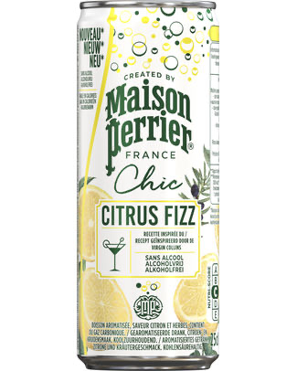 [053122] MAISON PERRIER CHIC CITRUS FIZZ SLIM CANS 25CL