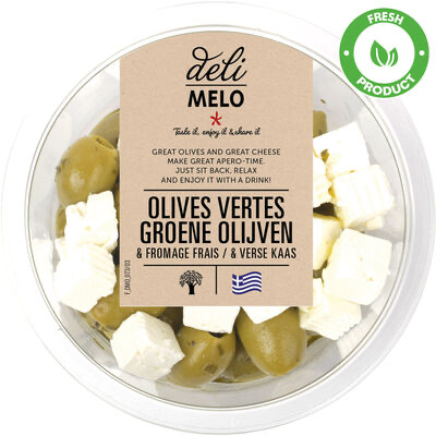 DELI MELO OLIVES FROMAGES FRAIS 150GR