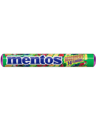 [025127] MENTOS DISCOVERY 14 FLAVOURS SINGLE 38GR