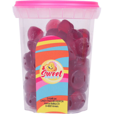 [029908] SWEET PARTY CUP CERISES DURES 190GR