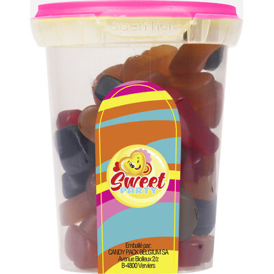 [029910] SWEET PARTY CUP WINEGUMS 180GR