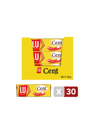 [015380] LU CENT WAFERS GAUFRETTES AU CHOCOLAT 45GR