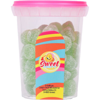 [029912] SWEET PARTY CUP BOUTEILLES BUBBLEGUM CITRICS 150GR