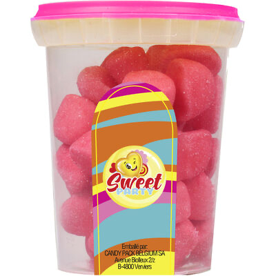 [029902] SWEET PARTY CUP BOUTEILLES BUBBLEGUM CITRICS 150GR