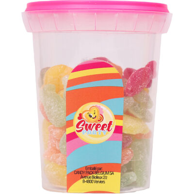 SWEET PARTY CUP POISSONS TROPICAUX 150GR