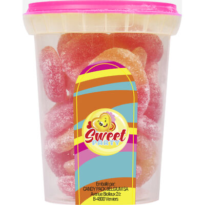 [029901] SWEET PARTY CUP PECHE 180GR