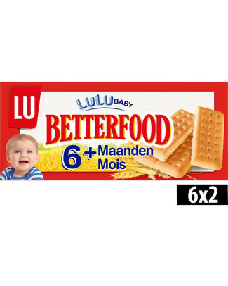 LU LULU BETTERFOOD BABY BISCUITS PANADES 6 MOIS+ 175GR