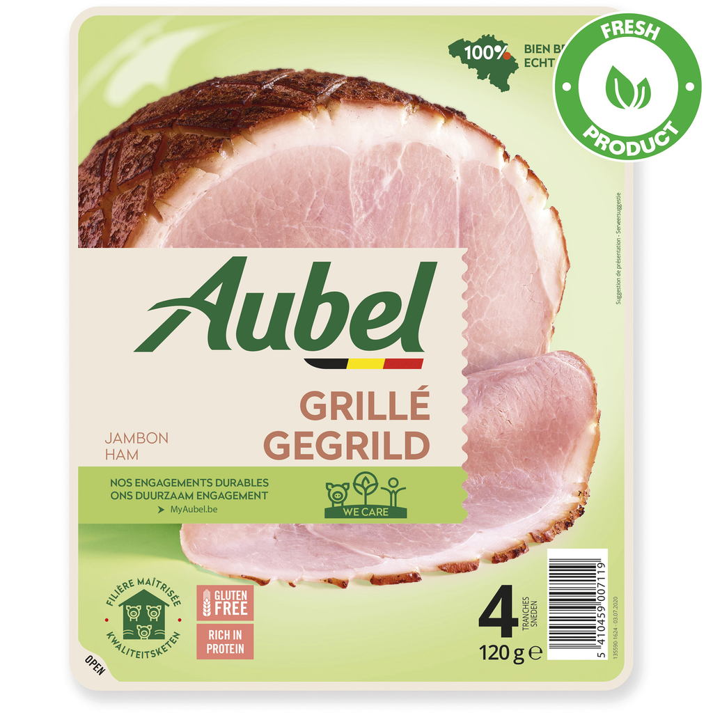 AUBEL JAMBON GRILLÉ 4TR.120G