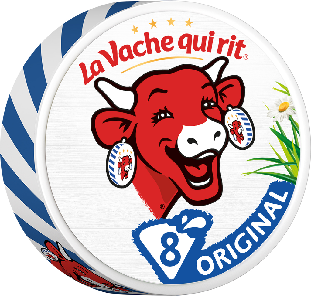 LA VACHE QUI RIT FROMAGE FONDU NATURE 8P 120GR (OV 12)