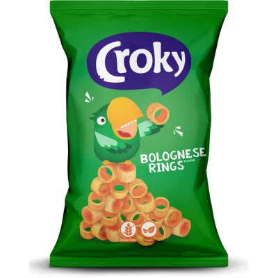 [044688] CROKY RINGS BOLOGNESE VEGAN S/G 75GR