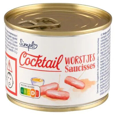 SIMPLY SAUCISSES COCKTAIL 200GR