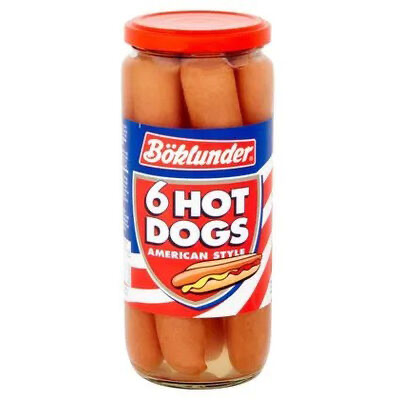 BOKLUNDER AMERICAN HOTDOG 6P 300GR