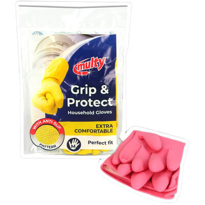 MULTY 1 PAIRE DE GANTS DE MENAGE- M