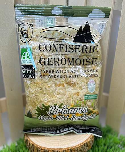 [3760115260405] Sachet Brisures 200 g Sapin (HE) - Eucalyptus (HE) - Miel BIO