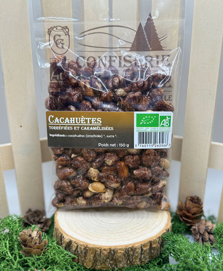 [3760115260566] Sachet 150 g Cacahuètes BIO