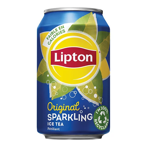 LIPTON ICE TEA PETILLANT CANNETTE 33cl