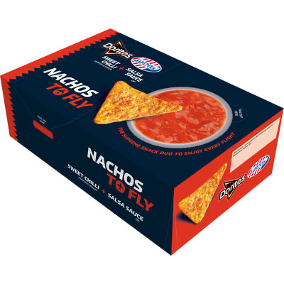 JIMMY S NACHOS TO GO SWEET CHILI PEPPER+SALSA DIP 190GR