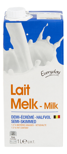 Everyday Lait Demi Ecrémé 1L