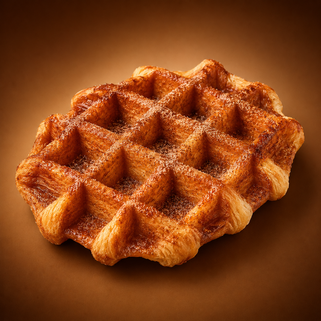 [00002990] gaufre cannelle
