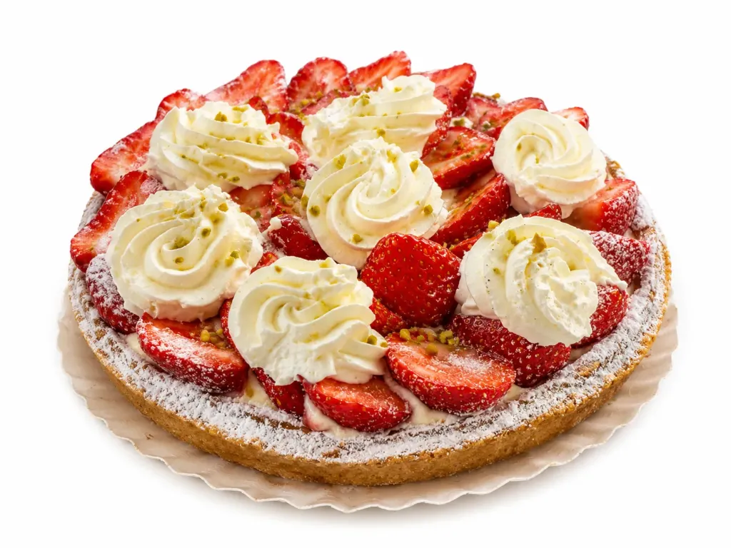 tarte fraises Moyennes