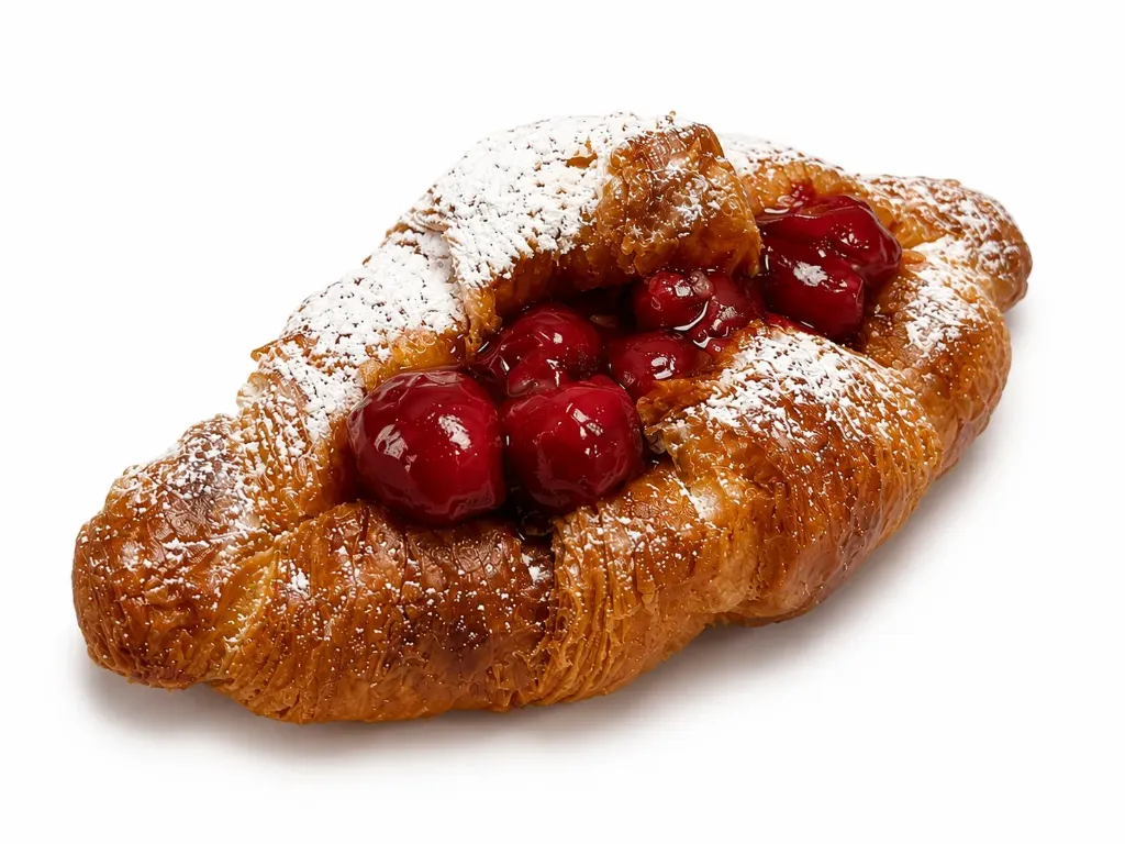 Croissant au cerise