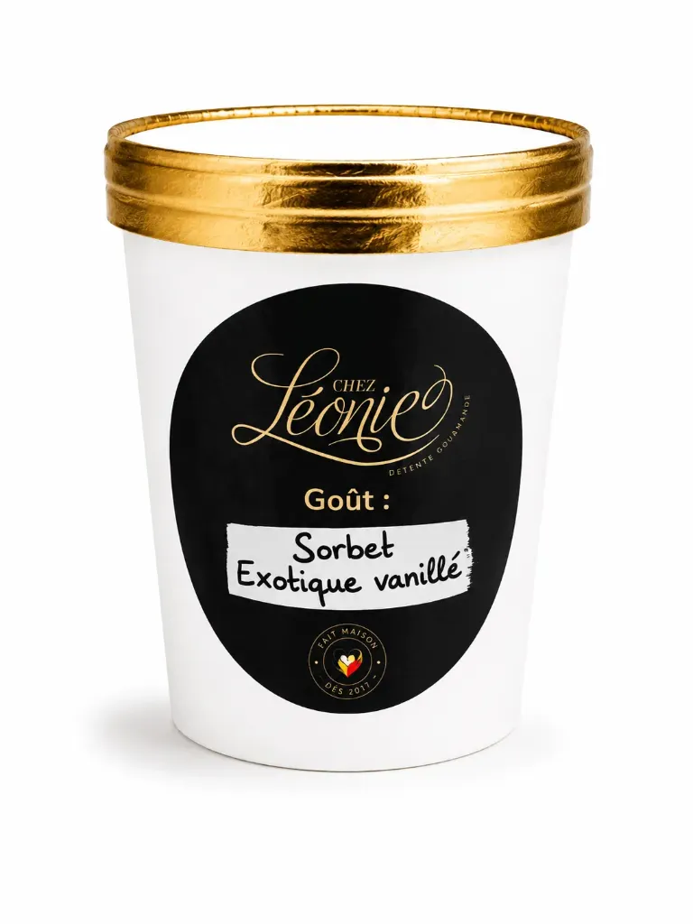 Sorbet exotique vanillé by Chez Léonie 550ml