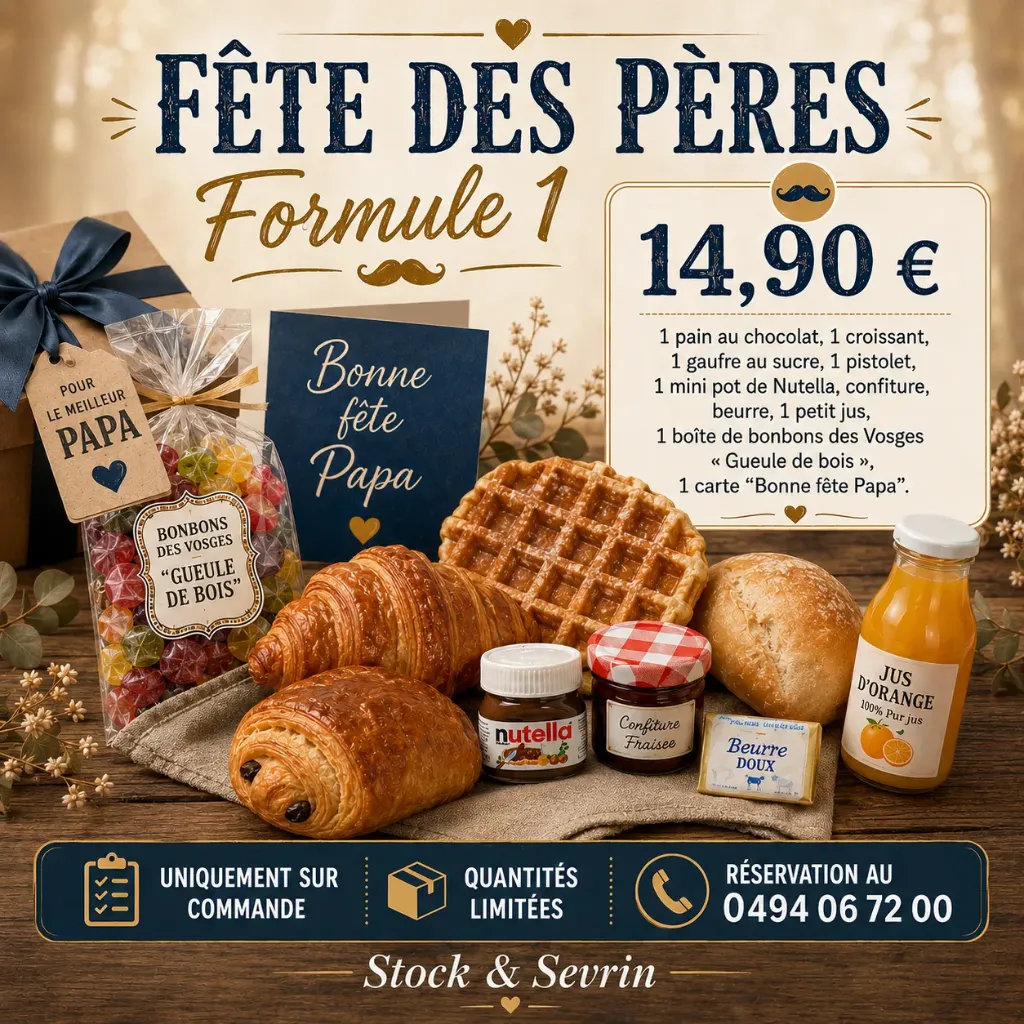 Formule 1 — Petit-déjeuner Papa