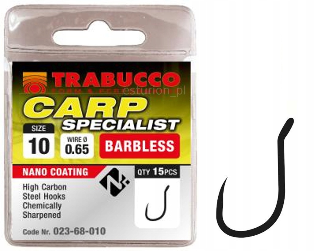 Haki Haczyki Carp Specialist Nr 10 Trabucco