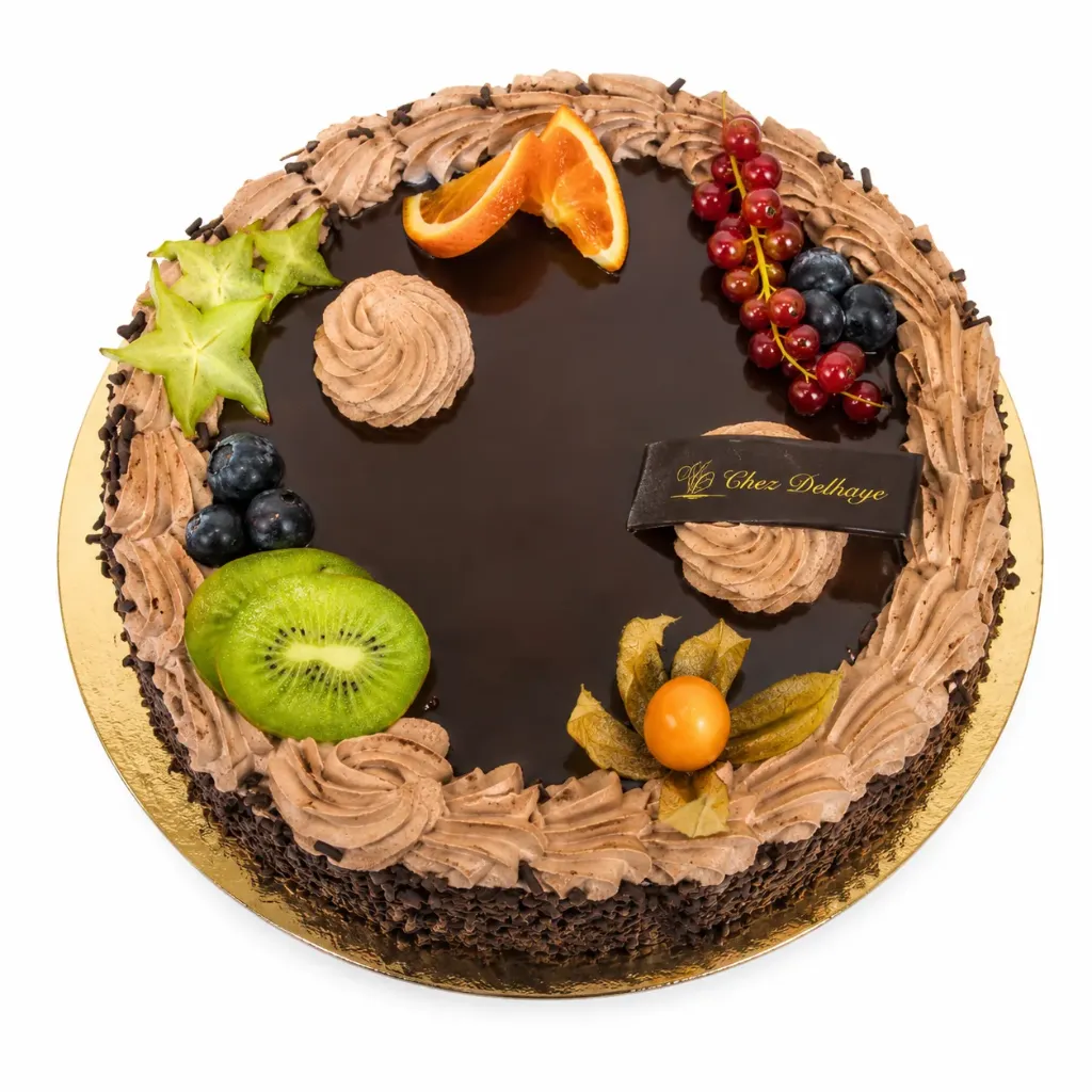 Crème fraiche chocolat ganaché & fruits