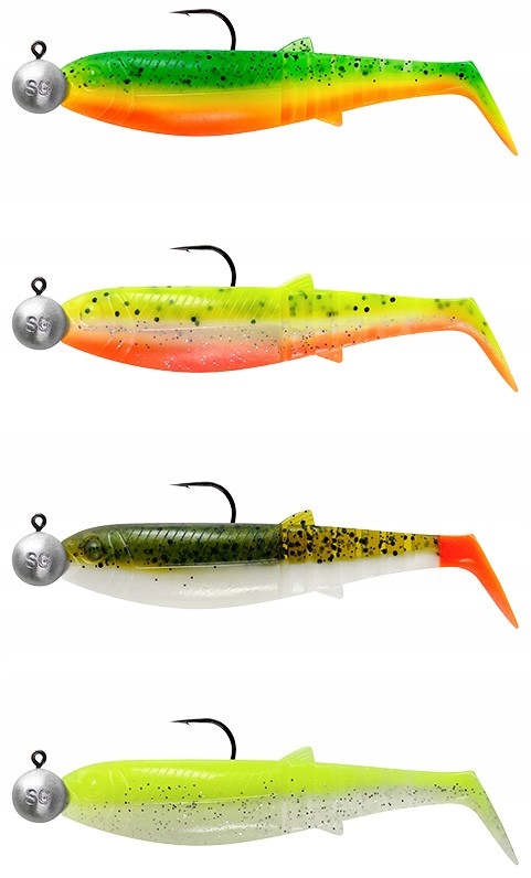Zestaw Gum Savage Gear Cannibal Darkwater 8cm/5g
