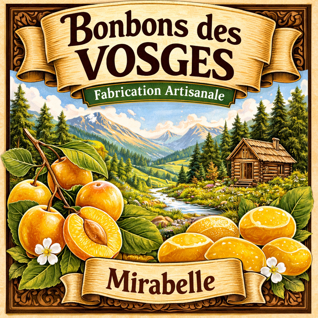 [(sachet)3760115260788] Bonbon des Vosges à la Mirabelle
